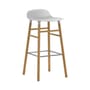 Form Bar stool - H 75 cm / Oak leg by Normann Copenhagen