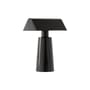 Lampe sans fil rechargeable Caret MF1 métal noir /  H 22 cm - &tradition