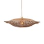 Pendelleuchte Madura holz beige / Ø 87 x H 20 cm - Bambus - GOOD&MOJO