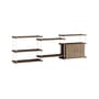 Regal Shelving System – s.85.3.B holz braun / B 239 x H 85 x T 35 cm - MOEBE
