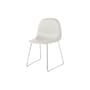 3D Stacking chair plastic material white / Recycled - Gubi