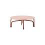 Table basse Salo métal orange / Ø 90 x H 35 cm - Unopiu