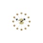 Wanduhr Ball Clock holz natur / By George Nelson, 1948-1960 / Ø 33 cm - Vitra