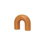 Bougie Bend cire orange / L 16,5 x H 14,5 cm - 2 mèches - BROSTE COPENHAGEN