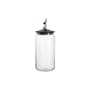 Contenitore ermetico LulàJar vetro nero / H 27 cm - 150 cl - Alessi