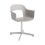 Fauteuil pivotant Layout 231 gris / Recyclé - Hay