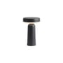 Kabellose, wiederaufladbare Außenlampe Ease plastikmaterial schwarz / ABS - Ø 13 x H 21,5 cm - Muuto