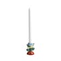 Kerzenleuchter Blume XS keramik bunt / Handbemalt - & klevering