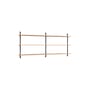 Wall Shelving – ws.65.2 Shelf natural wood / W 162 x H 65 cm x D 17.5 cm - MOEBE