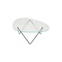 Table basse Pedrera verre texturé / 106 x 86 cm - Réédition 1955 - Gubi