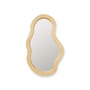 Wandspiegel Pond Medium faser beige / Rattan - B 40 x H 72.5 cm - Ferm Living