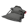 Outdoor-Hocker Buggle-up Outdoor textil grau / Verstellbare Gurte - Olefin-Stoff - Fatboy