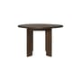 Tarn Oval table natural wood / Asymmetrical shape - Ø 113.5 cm - Ferm Living