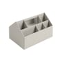 Schachtel Sketch plastikmaterial grau / 26 x 17,5 cm - Recycling-Kunststoff - Muuto