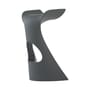 Sgabello bar Koncord materiale plastico grigio / H 70 cm - Slide