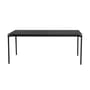 Tavolo rettangolare Fromme metallo nero / Alluminio - 180 x 90 cm - Petite Friture