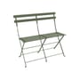 Banquette extérieure Bistro metallo verde / Pieghevole - 2 posti / L 88 cm - Fermob
