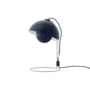 Lampe de table Flowerpot VP4 métal bleu / H 36 cm - By Verner Panton, 1968 - &tradition