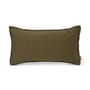 Desert Outdoor cushion textile green / Recycled plastic bottles - 53 x 28 cm - Ferm Living