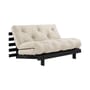 Canapé convertible Roots / L 140 cm - 3 positions / Structure noire - KARUP DESIGN