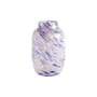 Vase Splash Round Large verre rose / Ø 18,5 x H 30 cm - Fait main - Hay