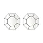 Set de 2 assiettes à dessert Carte Blanche / Ø 22 cm - Serax