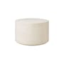 Elements Coffee table composite material white / Ø 60 x H 37 cm - Microcement - Ethnicraft