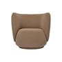 Fauteuil rembourré Rico / Tissu polyester - Ferm Living