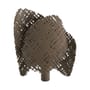 Lampe de table Tea plastique beige / L 28 x H 32,5 cm - Matériau recyclé - Kartell