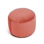 Pouf Point Velvet tissu rose marron / Velours recyclé - Ø 50 cm - Fatboy
