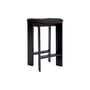 Sgabello alto Chisel 30 Low tessuto marrone / Altezza 65 cm - Imbottitura in Tessuto - Hay