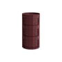 Facet High Storage plastic material red / H 65 cm - 3 Doors - Hay