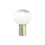 Laguna Table lamp glass white gold metal / Ø 16 x H 24 cm - Artemide