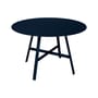 Tavolo rotondo So’O metallo blu / Ø 117 cm - 6 persone - Fermob