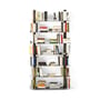 Bibliothèque murale Pacifico métal gris / L 90 x H 192 cm - Opinion Ciatti