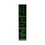 Libreria Loom legno verde / L 46,8 x P 30 x H 215,8 cm - MONTANA
