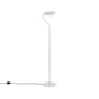 Lampadaire Apex métal blanc / Liseuse orientable - H 110 cm - Hay