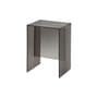 Table d'appoint Max-Beam plastique gris / Tabouret - Kartell