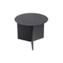 Table d'appoint Slit Metal basse métal noir / Ø 45 x H 35 cm - Hay