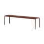 Banc Panorama métal rouge / L 170 cm - TIPTOE