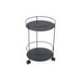 Carrello Guinguette metallo grigio / con ruote - Ø 40 x H 62 cm - Fermob