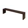 Panchina Rusty Irony metallo arancione L 170 cm - Zeus