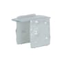 Table d'appoint Opalia verre transparent / 52 x 32 x H 40 cm - Glas Italia