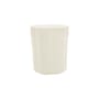 Tavolino d'appoggio Corteza materiale plastico bianco / 36 x 38 x H 48 cm - Kartell