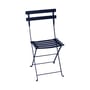 Chaise pliante Bistro métal bleu - Fermob