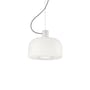Sospensione Bellhop Glass S1 vetro bianco / Ø 33 x H 18,5 cm - Flos