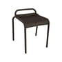 Tabouret empilable Luxembourg métal marron / Aluminium - Fermob
