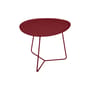 Tavolino Cocotte metallo rosso / L 55 x H 43,5 cm - Piano rimovibile - Fermob