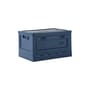 Boîte Box Large plastique bleu / 50 x 35,5 x H 29 cm - Empilable - STUDIO ABOUT
