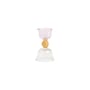Bougeoir Perle Small verre multicolore / H 10 cm - & klevering
